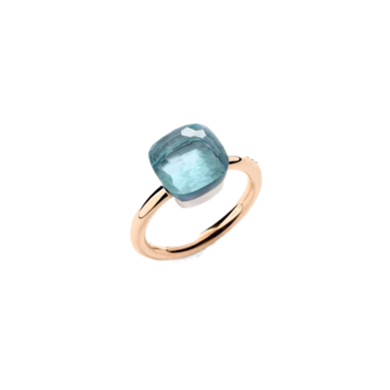 Nudo classic ring blue topaz