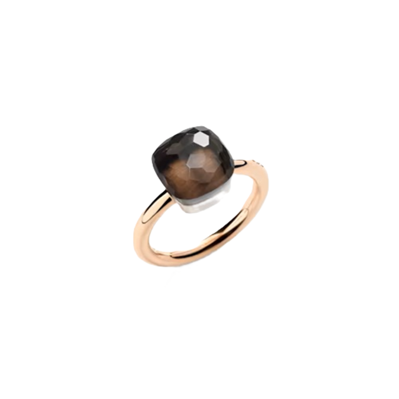 Nudo classic ring smoky quartz