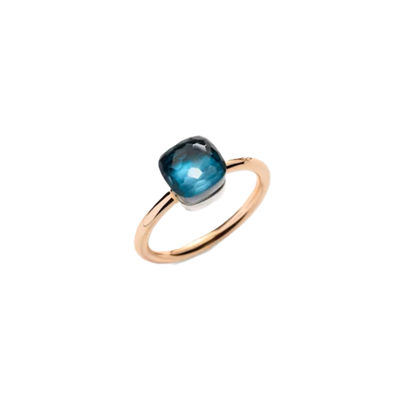 Nudo petit ring london blue topaz