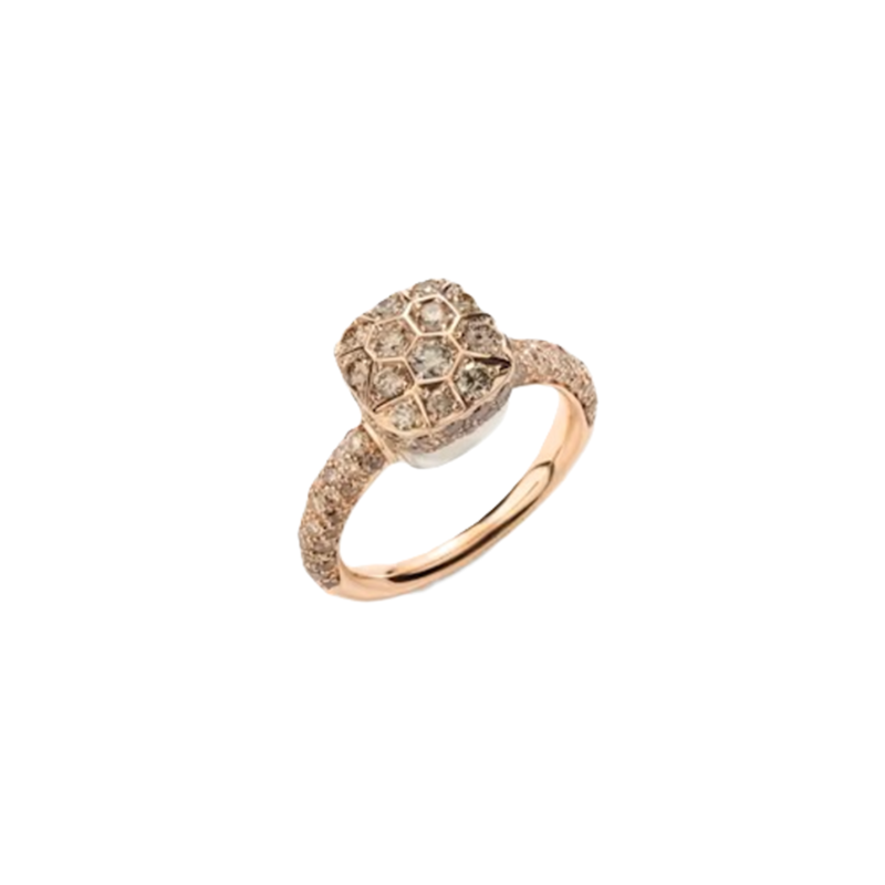 Nudo classic ring brown diamanter