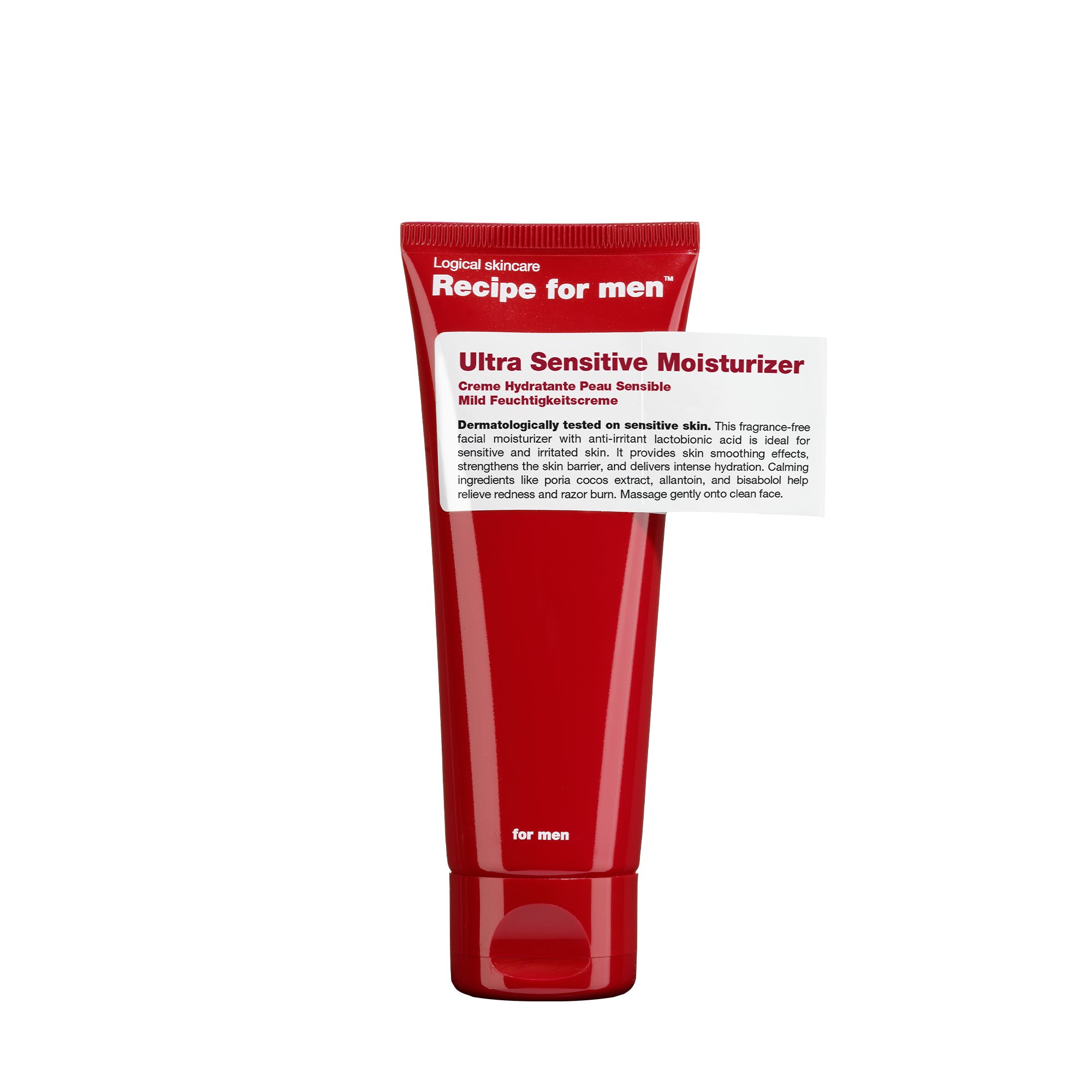 Recipe for Men - Ultra sensitive moisturizer 75 ml | NK